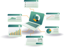 پیش‌نمایش فایل a-laptop-displaying-various-graphs-and-charts-representing-data-analysis-and-statistics-12272344 از پک فناوری کسب‌وکار