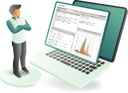 پیش‌نمایش فایل a-man-is-analyzing-development-data-12272356 از پک کسب‌وکار و فناوری
