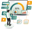 پیش‌نمایش فایل a-man-standing-in-front-of-a-monitor-displaying-a-graph-12272374 از پک کسب‌وکار و فناوری