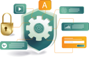پیش‌نمایش فایل a-shield-with-representing-security-protection-and-defense-12272466 از پک کسب‌وکار و فناوری