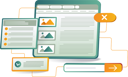 پیش‌نمایش فایل a-web-page-featuring-a-button-and-an-image-of-a-computer-12272501 از پک کسب‌وکار و فناوری