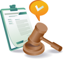 پیش‌نمایش فایل a-wooden-judge-gavel-beside-a-clipboard-marked-with-a-check-12272493 از پک کسب‌وکار و فناوری
