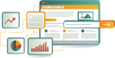پیش‌نمایش فایل an-image-of-a-computer-screen-with-a-graph-and-other-elements-12272504 از پک کسب‌وکار و فناوری