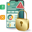 پیش‌نمایش فایل dashboard-for-analyzing-smartphone-app-security-performance-12274022 از پک کسب‌وکار فناوری