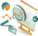 پیش‌نمایش فایل employee-visualizes-growth-graph-12273622 از پک کسب‌وکار فناوری