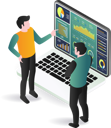 پیش‌نمایش فایل two-men-analyzing-data-on-laptop-screen-12273751 از پک کسب‌وکار فناوری