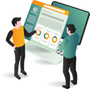 پیش‌نمایش فایل two-men-observe-laptop-screen-filled-with-graphs-and-charts-collaborating-on-data-analysis-12273752 از پک کسب‌وکار فناوری
