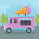 پیش‌نمایش فایل ice-cream-van-2381488 از پک غذافروشی