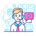 پیش‌نمایش فایل video-conference-4657427 از پک پشتیبانی مشتریان