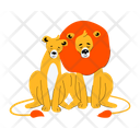 پیش‌نمایش فایل lion-and-female-lion-4380640 از پک حیوانات ۲