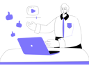 پیش‌نمایش فایل social-media-blogger-4657575 از پک شخصیت