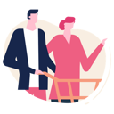 پیش‌نمایش فایل couple-doing-shopping-cart-4693058 از پک خرید
