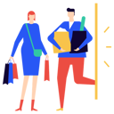 پیش‌نمایش فایل couple-holding-shopping-bags-4693049 از پک خرید