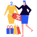 پیش‌نمایش فایل girl-doing-clothes-shopping-4693054 از پک خرید