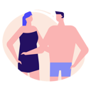 پیش‌نمایش فایل husband-and-wife-in-in-swimsuit-4693070 از پک تعطیلات