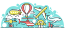 پیش‌نمایش فایل air-transport-4775063 از پک مبتنی بر مفهوم