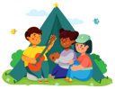 پیش‌نمایش فایل children-camping-4798606 از پک بچه‌ها / کودکانه