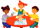 پیش‌نمایش فایل children-doing-a-puzzle-4798577 از پک بچه‌ها / کودکانه