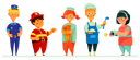 پیش‌نمایش فایل children-in-career-costumes-4798575 از پک بچه‌ها / کودکانه