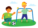 پیش‌نمایش فایل children-playing-football-4798590 از پک بچه‌ها / کودکانه