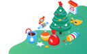 پیش‌نمایش فایل merry-christmas-4800700 از پک ایزومتریک