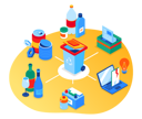 پیش‌نمایش فایل waste-managing-4800688 از پک ایزومتریک