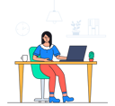پیش‌نمایش فایل girl-working-online-5031910 از پک فعالیت‌های مردم