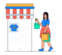 پیش‌نمایش فایل online-clothe-shopping-5031905 از پک فعالیت‌های مردم
