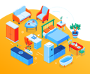پیش‌نمایش فایل cozy-home-5031991 از پک ایزومتریک
