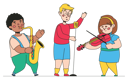 پیش‌نمایش فایل children-performing-music-5754012 از پک فعالیت‌های کودکان
