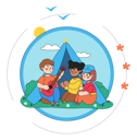پیش‌نمایش فایل kids-in-summer-camp-5754005 از پک فعالیت‌های کودکان