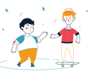 پیش‌نمایش فایل boys-skating-5754021 از پک فعالیت‌های کودکان