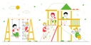 پیش‌نمایش فایل children-playing-in-playground-5754042 از پک فعالیت‌های کودکان