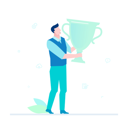 پیش‌نمایش فایل businessman-with-a-prize از پک استارتاپ