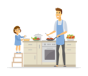 پیش‌نمایش فایل father-and-daughter-cooking-in-the-kitchen-3100747 از پک خانواده