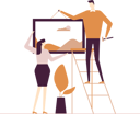 پیش‌نمایش فایل couple-hanging-a-picture-3149108 از پک فعالیت‌ها