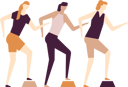 پیش‌نمایش فایل girls-doing-exercise-3149110 از پک فعالیت‌ها