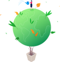 پیش‌نمایش فایل green-planet-3162016 از پک بنر وب