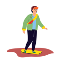 پیش‌نمایش فایل skateboarding-3166113 از پک فعالیت