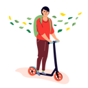 پیش‌نمایش فایل teenager-riding-a-kick-scooter-3166114 از پک فعالیت