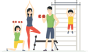 پیش‌نمایش فایل chinese-family-at-the-gym-3272761 از پک خانواده
