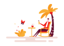 پیش‌نمایش فایل man-enjoying-beach-vacation-3217216 از پک سفر