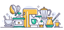 پیش‌نمایش فایل cafe-appliances-4557786 از پک مبتنی بر مفهوم