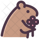 پیش‌نمایش فایل groundhog-holding-flower-2097827 از پک روز مارموت