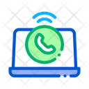 پیش‌نمایش فایل laptop-calling-2024066 از پک سیستم تماس اینترنتی