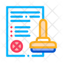 پیش‌نمایش فایل reject-visa-2053465 از پک بررسی کنترل گذرنامه