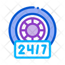 پیش‌نمایش فایل 24-x-7-tire-service-2245245 از پک خدمات نصب لاستیک