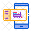 پیش‌نمایش فایل online-ticket-book-2556016 از پک حمل‌ونقل ریل قطار