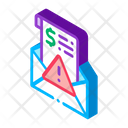 پیش‌نمایش فایل finance-warning-mail-2608096 از پک پول جعلی