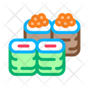 پیش‌نمایش فایل sushi-2700257 از پک غذا آسیایی رول سوشی